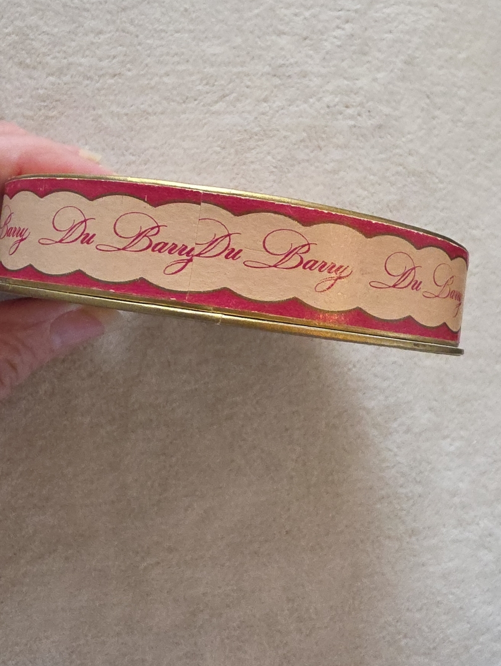 Vintage Du Barry Face Powder Empty Box By Richard Hudnut Rachel No.1 Euc View 3